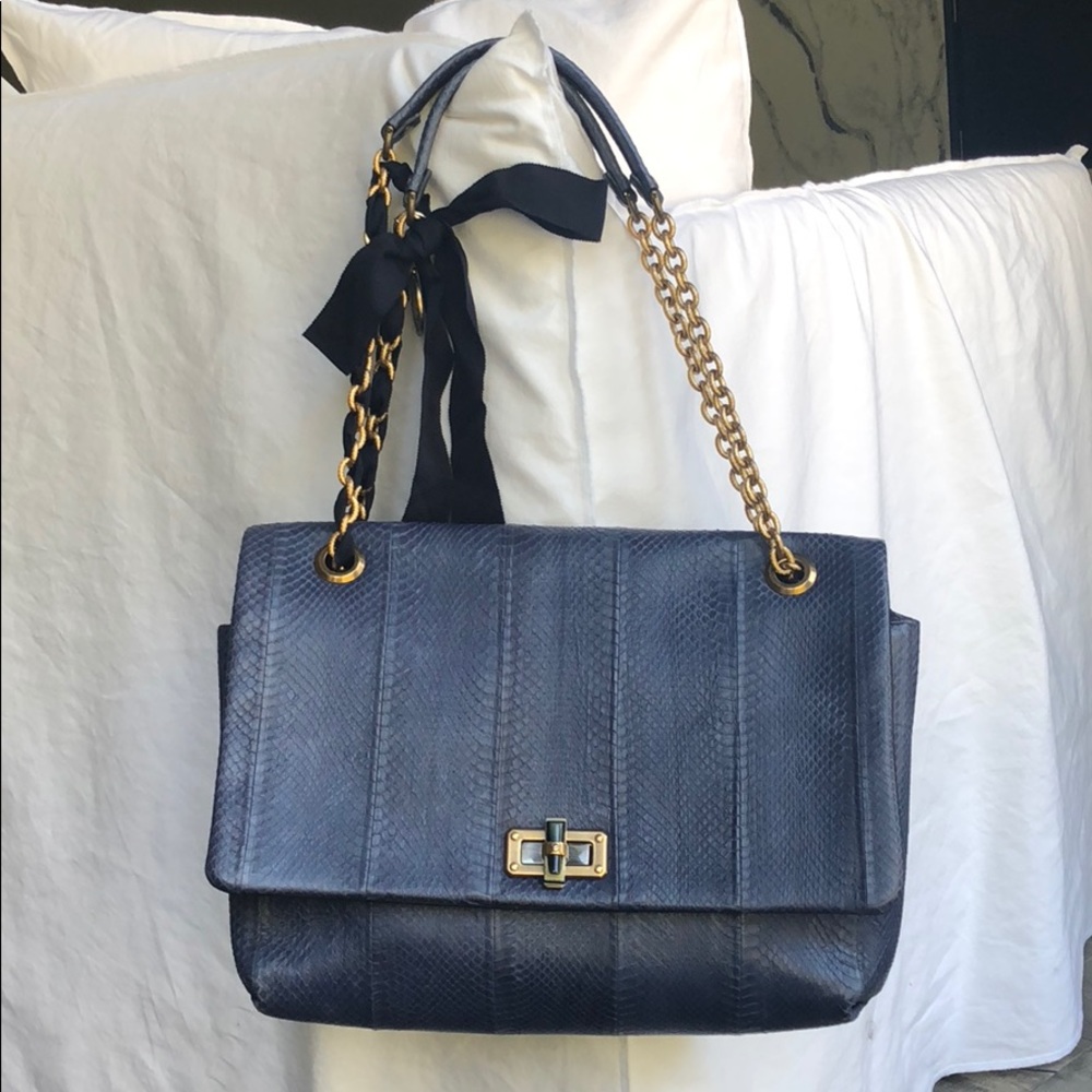 Lanvin watersnake handbag